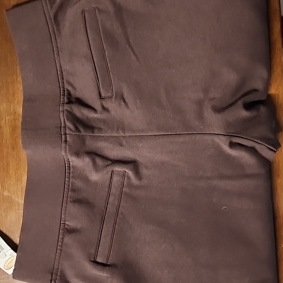 Talbots Pull On Brown pants Pima Cotton sz Small - Picture 5 of 7